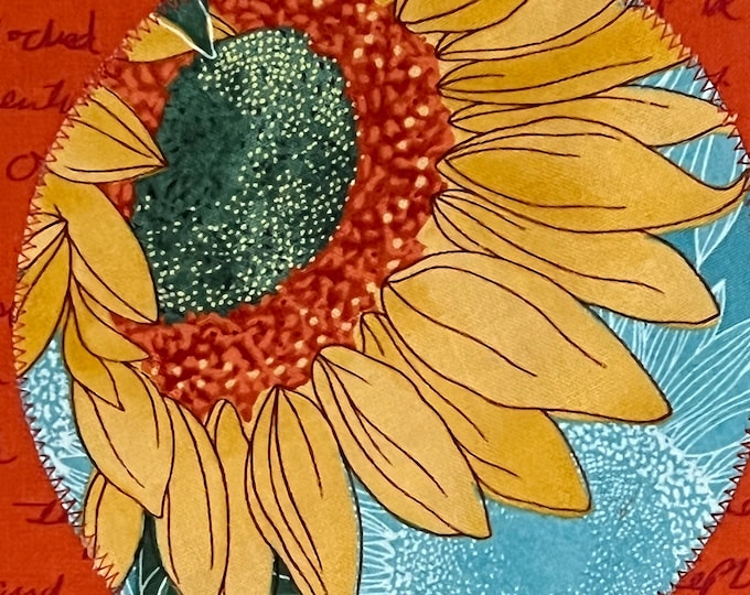 Sunflowers and Ladybugs Throw/Wall Hanging