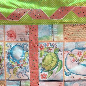 Sea Creatures Quilt/Throw/Wall Hanging
