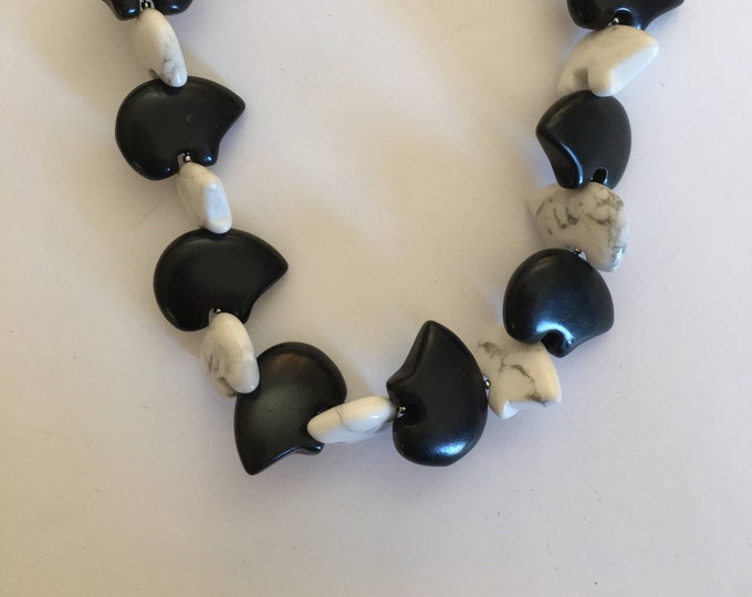 Black and White Bears Necklace