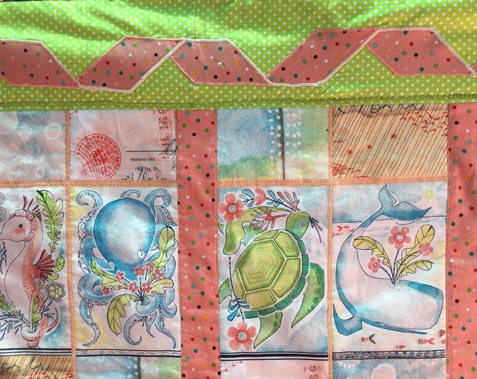 Sea Creatures Quilt/Throw/Wall Hanging