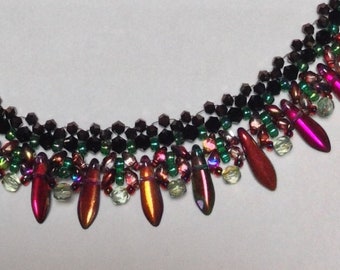 Mardi Gras Dagger Necklace