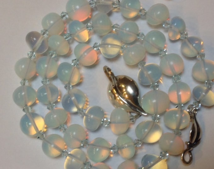 Opalite Necklace and Earrings Set