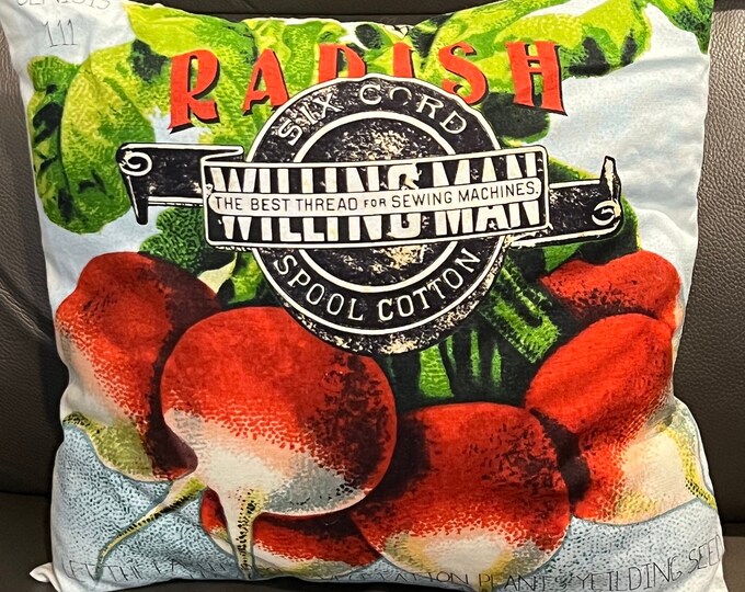3 garden themed throw pillows