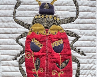 Trio of Folk Art Beetles