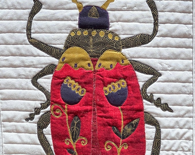 Trio of Folk Art Beetles