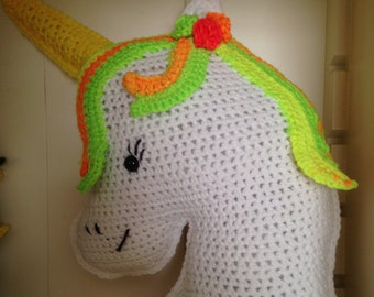 Unicorn cuddler pillow