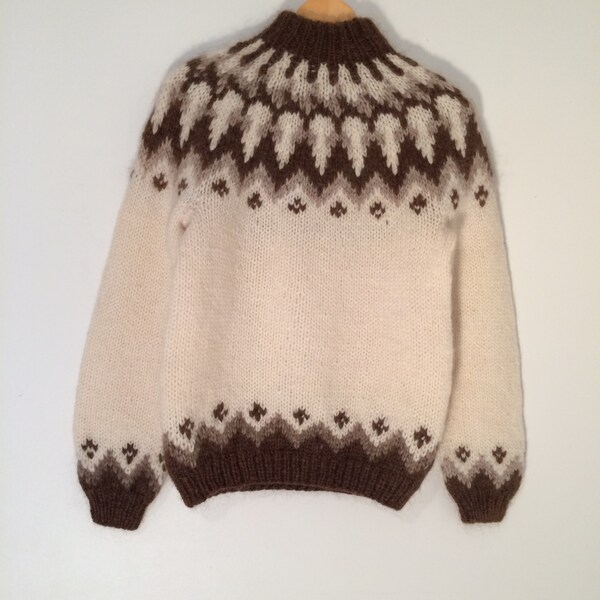 Pullover , handmade , handknit sweater, Iceland sweater , sheep wool sweater,casual wear , sweater, outwear ,winter wear,Iceland wool