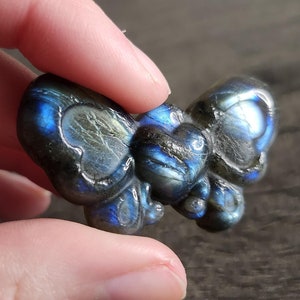 Labradorite Butterfly - Crystal Butterfly - Butterfly Crystal - Blue Labradorite