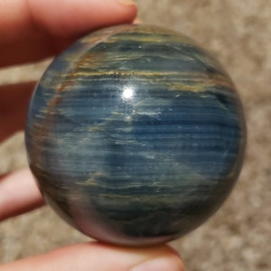 Blue Lemurian Calcite - Blue Onyx - Blue Onyx Sphere - Onyx Blue - Blue Onyx Sphere