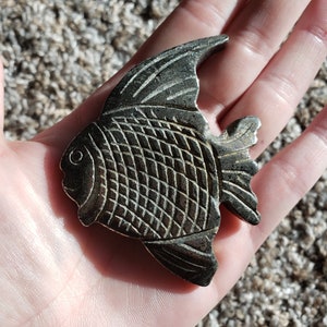Crystal Fish - Pyrite Crystal - Iron Pyrite Crystal - Pyrite Crystals