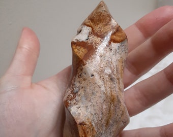 Crystal Flame - Ocean Jasper - Ocean Jasper Stone - Ocean Jasper Flame - Sea Jasper
