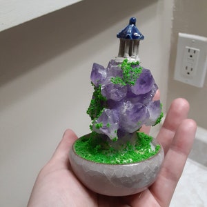 Amethyst Cluster Decoration Bonsai Tree Tower Gift