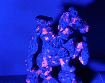 Headless Horseman Figure - Crystal Headless Horseman - Yooperlite - Yooperlite Figurine - Headless Horseman Figurine - Halloween Crystal