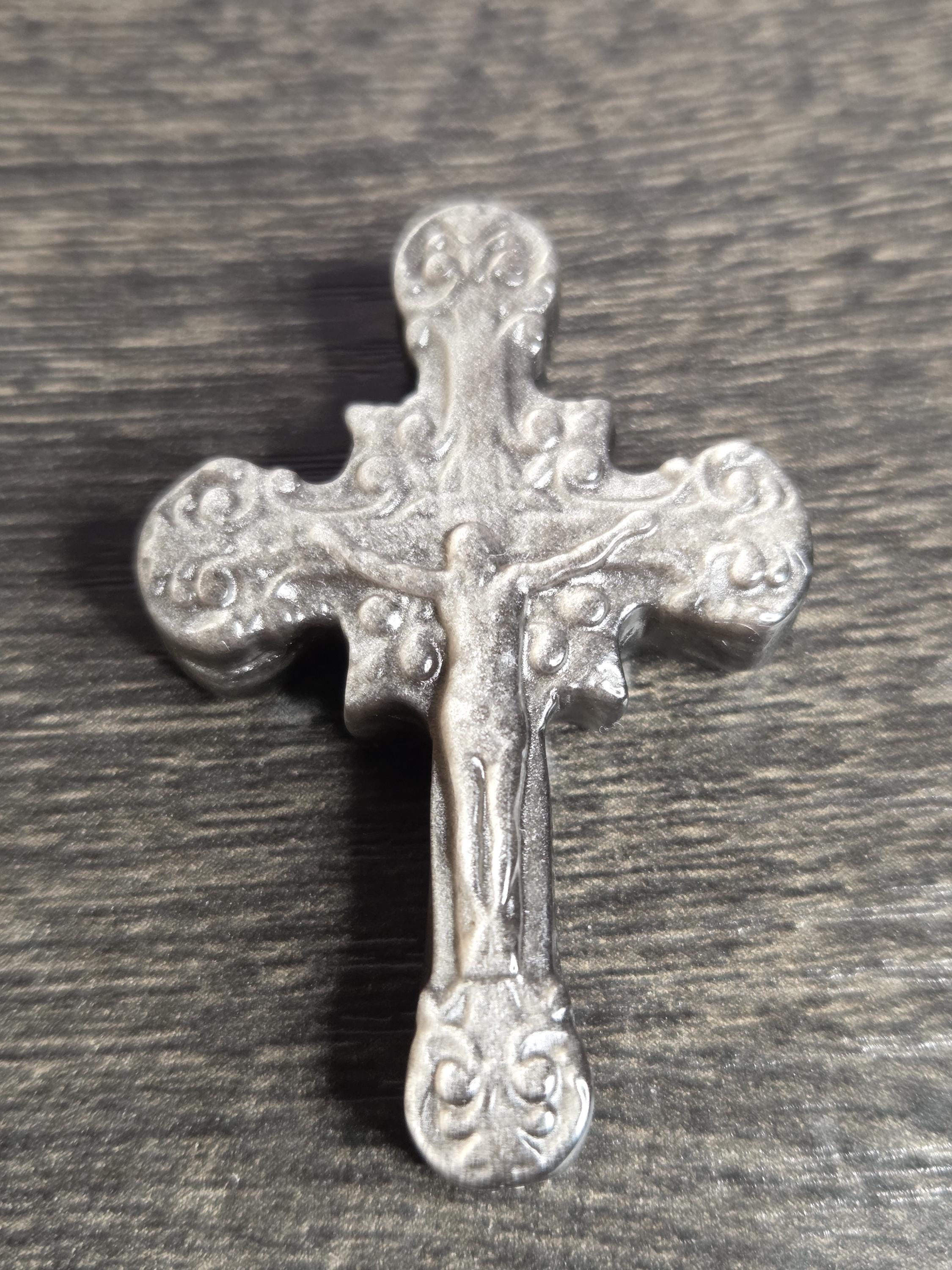 Crystal Crucifix - Crystal Jesus - Crystal Jesus Christ - Jesus