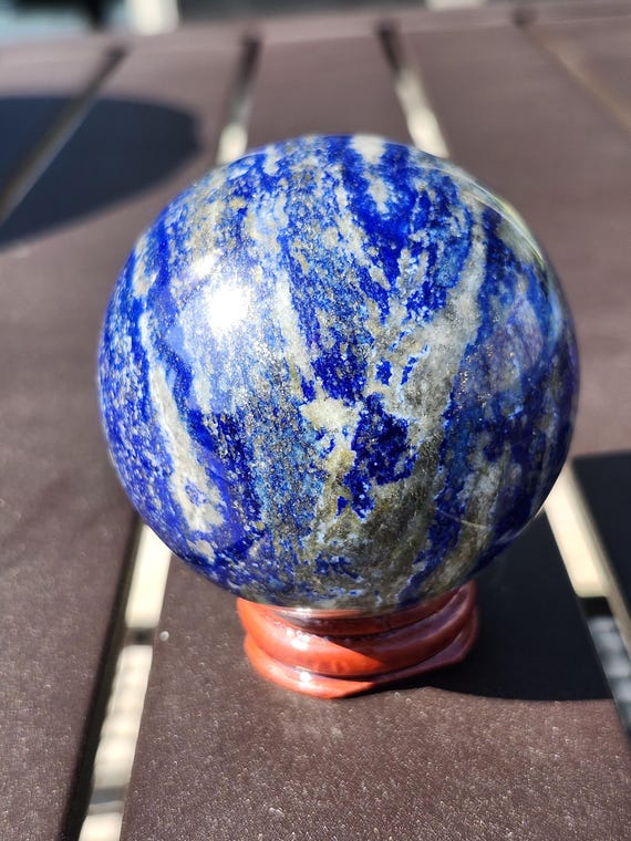 Lapis Lazuli Sphere - Lapis Sphere - Lapis Lazuli - Blue Lapis Lazuli - Blue Lapis - Lapis Crystal