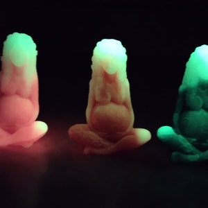 Glow in the Dark Figurine - Gaia Figurine - Mother Earth Figurine - Gaia Goddess