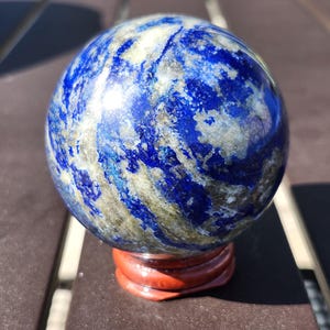 ラピスラズリ球 - ラピス球 - ラピスラズリ - ブルーラピスラズリ - ブルーラピス - ラピスクリスタル 画像 2