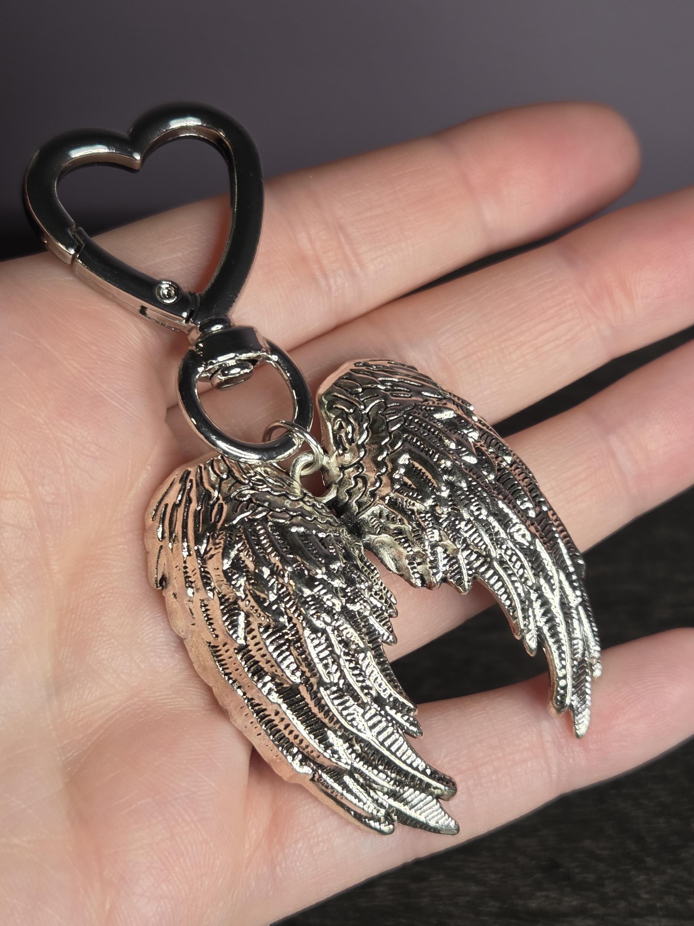Angel Wings Keychain - Angel Wings Key Ring - Angel Wing Keychain ...