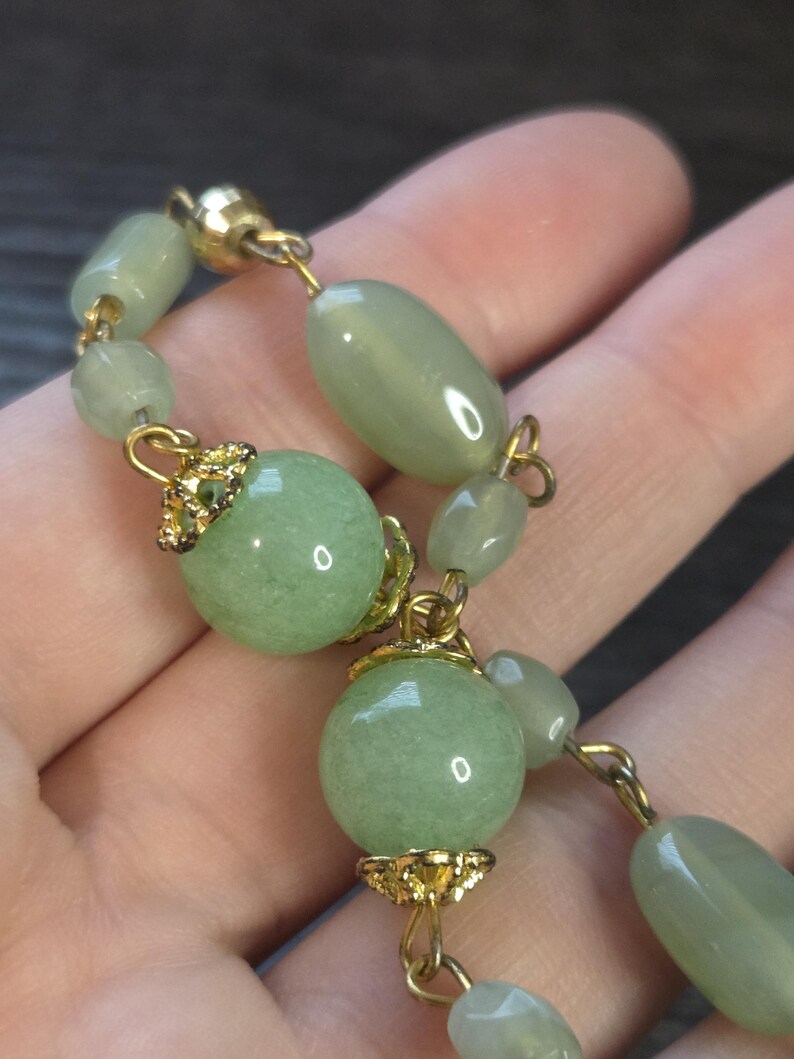 Green Aventurine Necklace - Crystal Necklace - Gemstone Necklace - Stone Necklace - Real Stone Necklace - Long Necklace image 2