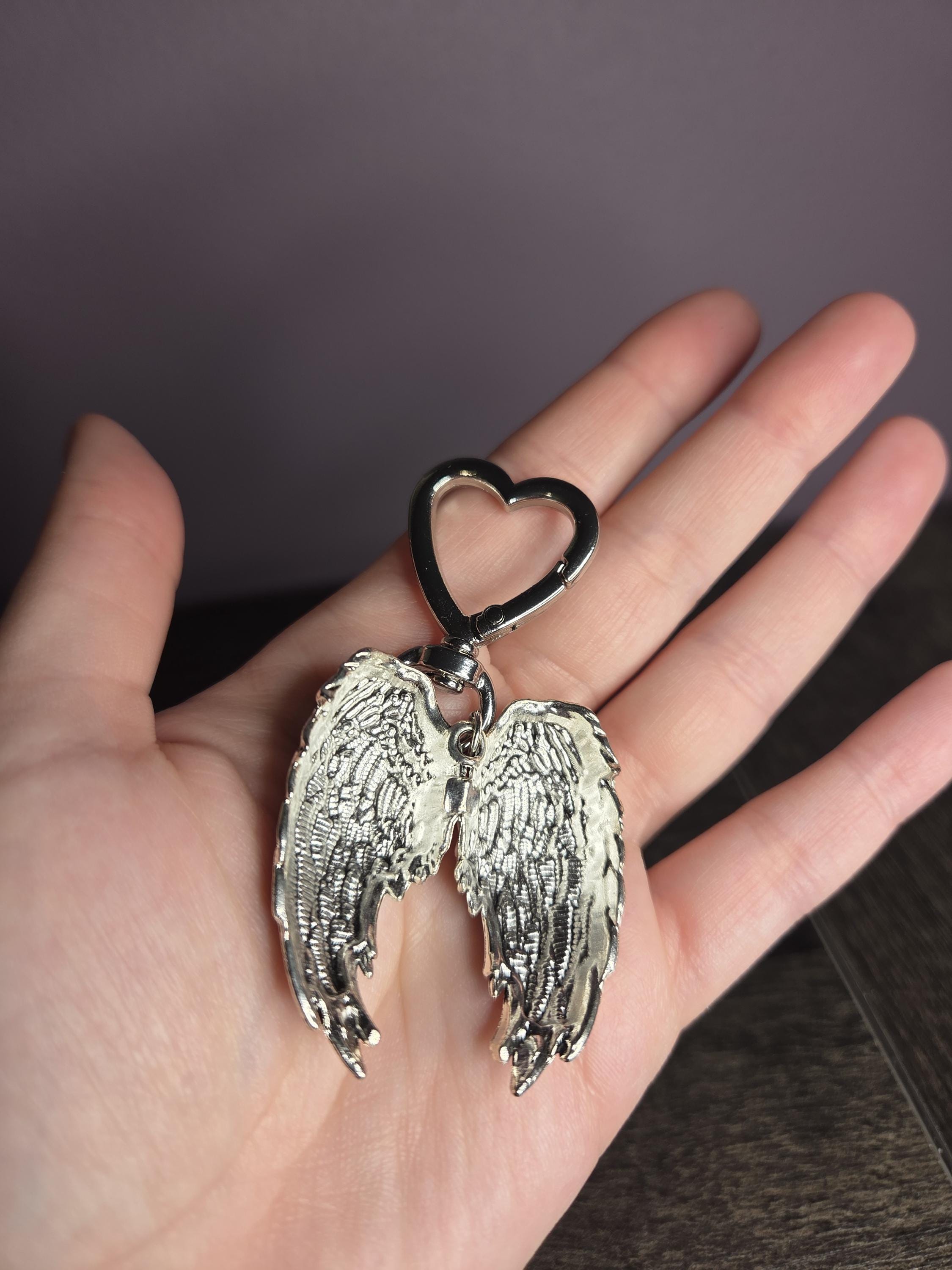 Angel Wings Keychain - Angel Wings Key Ring - Angel Wing Keychain ...