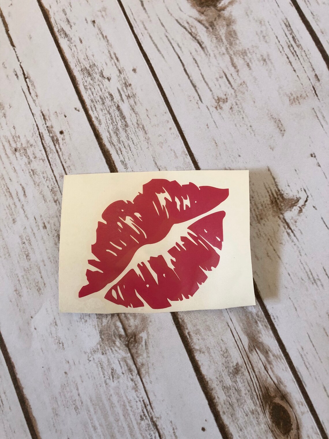 Kiss print large vinyl decal car decal laptop decal kiss Etsy