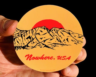NOWHERE, USA STICKER