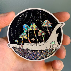 Naklejka pryzmatyczna Jawbone & Magic Mushroom