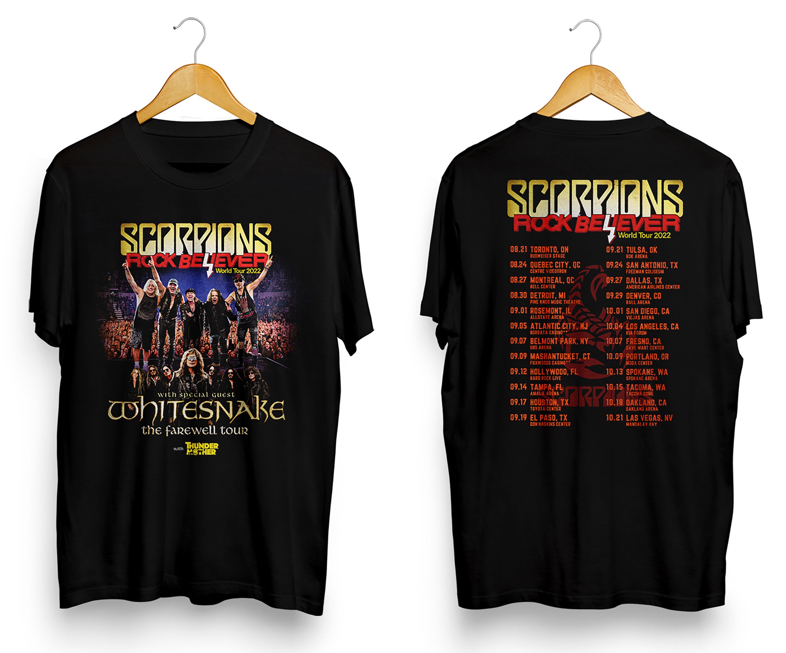 Scorpions Rock Believer World Tour 2022 Shirt