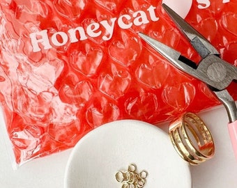 DIY Personalized Jewelry Making Repair Charm Necklace Bracelet Kit, jump rings, pliers, ring closer