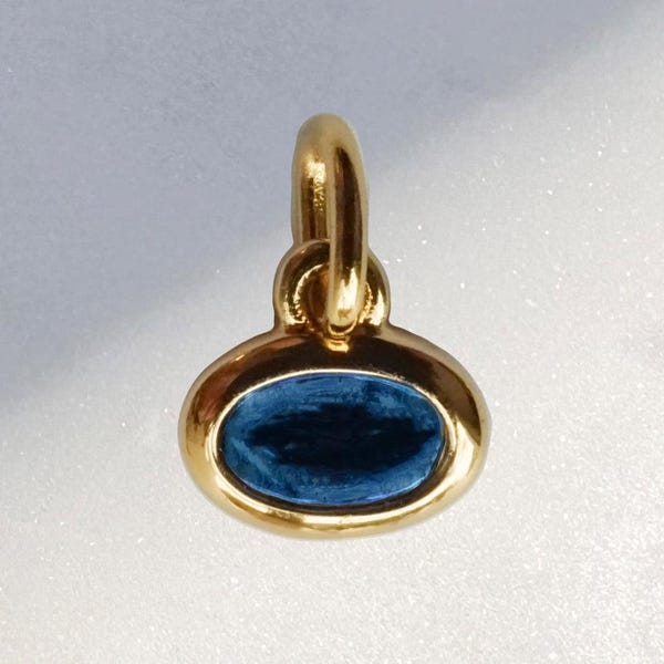 Tiny Nazar Evil Eye Charm in Gold, Rose Gold, and Silver