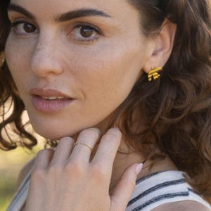 Swift-ly Vogel-Ohrstecker in Gold, Silber, Rosegold | Minimalist Schmuck für jeden Tag  Honigkatze