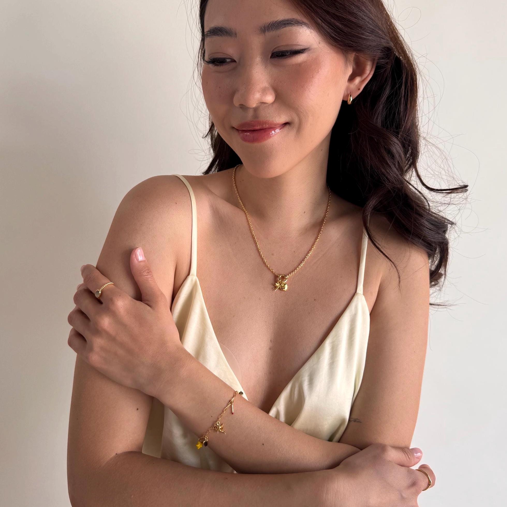 Custom Build Your Own Dainty Charm Bracelet in Gold, Rose Gold, or Silver | so many chains & charms to choose from! Jewelry Bridesmaid Gift
