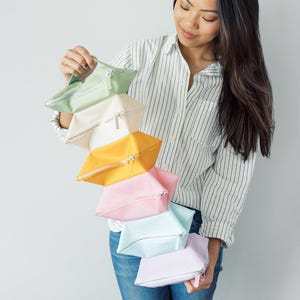 6 in 1 Accordion Travel Cosmetic Toiletry Expandable Bag - Pastel Dusk