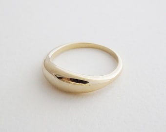 Dome Ring   Minimalist, Delicate Jewelry   Gold, Rose Gold, or Silver by HONEYCAT Size 5, 6, 7, 8