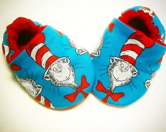 Cat in the Hat inspired Baby/Kid shoes
