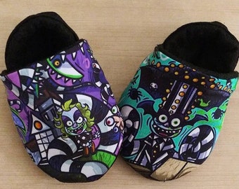 Beetle man inspired Baby Shoes. Size newborn to US 6