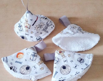 Star wars inspired Baby Pee Pee tents. Helps with changing baby boys diapers. Handmade.