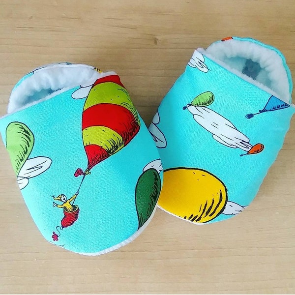 Oh the places you'll go inspired Baby/Kid Booties