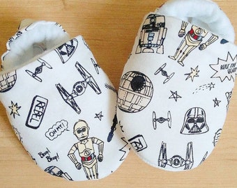 Star Wars symbols Inspired Baby Booties