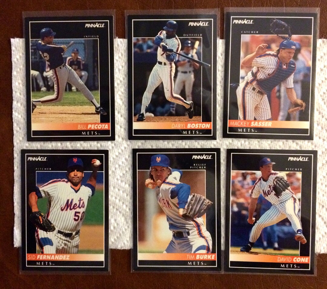 Mets 1992 Pinnacle Baseball Cards Etsy