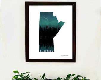 Nadruk spadającej gwiazdy