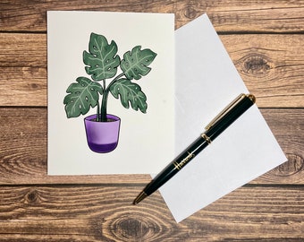 Blank Greeting Card Foliage
