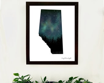 Alberta Northern Lights Wydruk