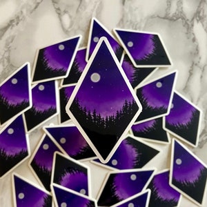 Diamond Purple Nightsky Sticker Decal