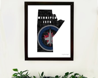 Winnipeg Jets Hockey Print