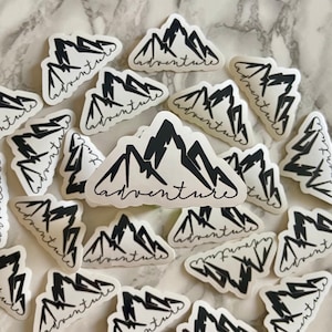 Adventure Mountain Hiking Sticker