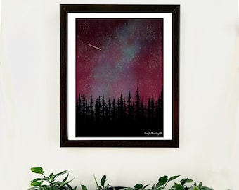 Fruit Punch Nocne niebo Wydruk