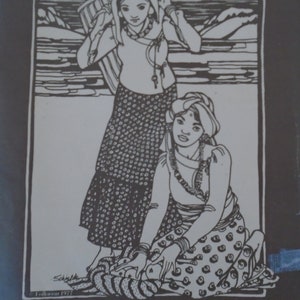 Vintage &quot;Folkwear&quot;  Ethnic Pattern &#39;Nepali Blouse&#39; #111