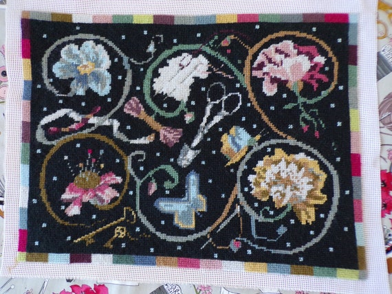 Buy Just Finished Erhman Tapestry Pillow Top sewing Essentials by Magie Hollingworth 2012 Online in India Etsy
