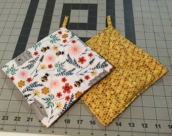 Beehive Bees set -Potholder